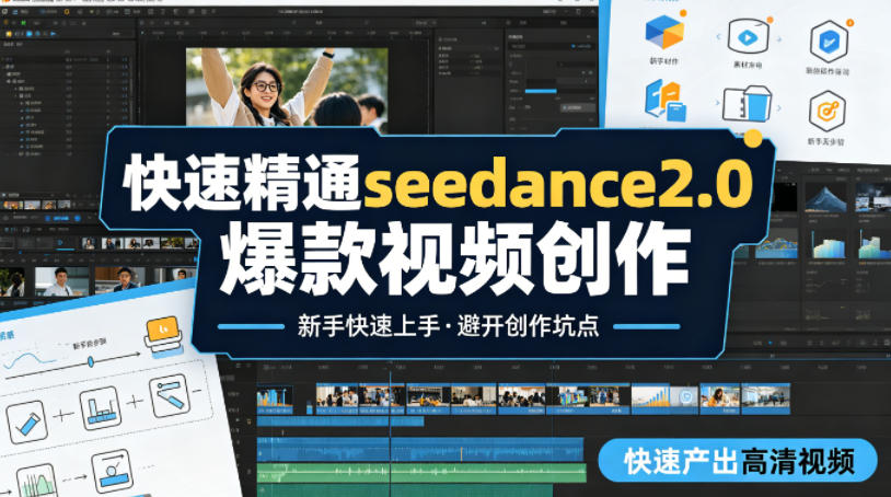 快速精通seedance2.0爆款视频创作,快速产出高清视频,避开大量创作坑点,新手也能快速上手网创吧-网创项目资源站-副业项目-创业项目-搞钱项目网创吧