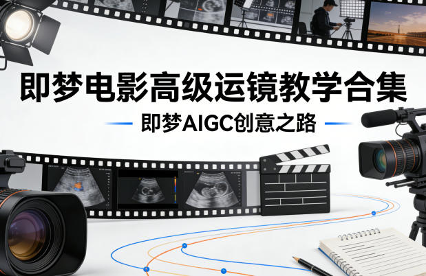 即梦电影高级运镜教学合集,即梦AIGC创意之路网创吧-网创项目资源站-副业项目-创业项目-搞钱项目网创吧