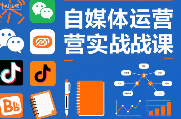 自媒体运营实战课,掌握一套系统的自媒体运营底层方法论,成为优秀的内容创作者网创吧-网创项目资源站-副业项目-创业项目-搞钱项目网创吧