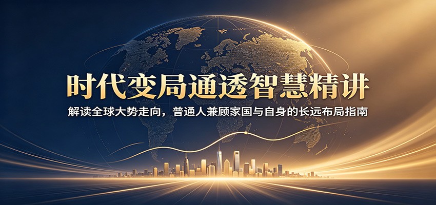 时代变局通透智慧精讲:解读全球大势走向,普通人兼顾家国与自身的长远布局指南网创吧-网创项目资源站-副业项目-创业项目-搞钱项目网创吧