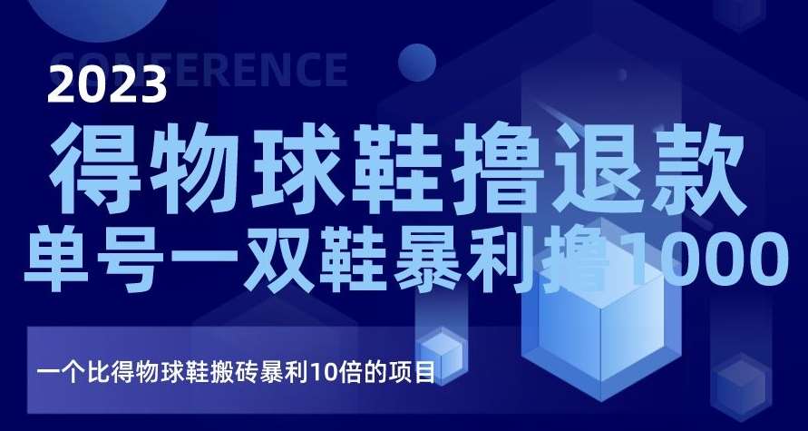 2023得物球鞋撸退款,单号一双鞋暴利撸1000,一个比得物球鞋搬砖暴利10倍的项目【揭秘】网创吧-网创项目资源站-副业项目-创业项目-搞钱项目网创吧