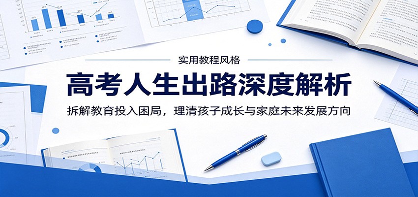 高考人生出路深度解析:拆解教育投入困局,理清孩子成长与家庭未来发展方向网创吧-网创项目资源站-副业项目-创业项目-搞钱项目网创吧
