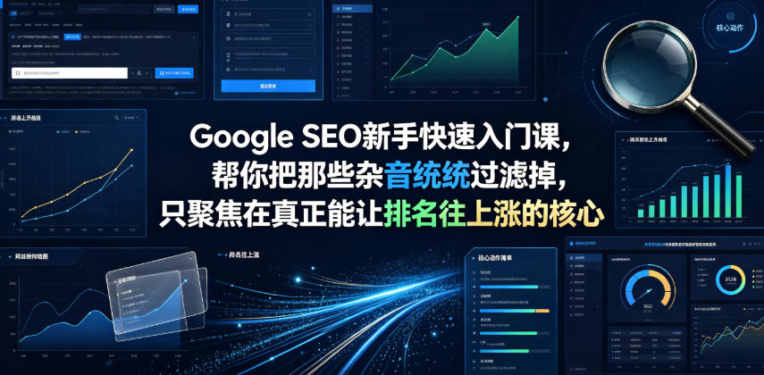 Google SEO新手快速入门课,帮你把那些杂音统统过滤掉,只聚焦在真正能让排名往上涨的核心动作【原创双语字幕】网创吧-网创项目资源站-副业项目-创业项目-搞钱项目网创吧