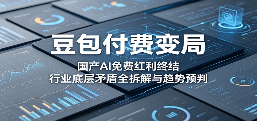 豆包付费变局:国产AI免费红利终结,行业底层矛盾全拆解与趋势预判网创吧-网创项目资源站-副业项目-创业项目-搞钱项目网创吧