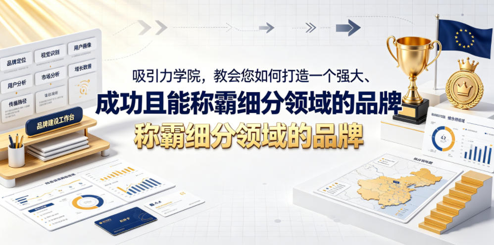 吸引力学院,教会您如何打造一个强大、成功且能称霸细分领域的品牌!【原创双语字幕】网创吧-网创项目资源站-副业项目-创业项目-搞钱项目网创吧
