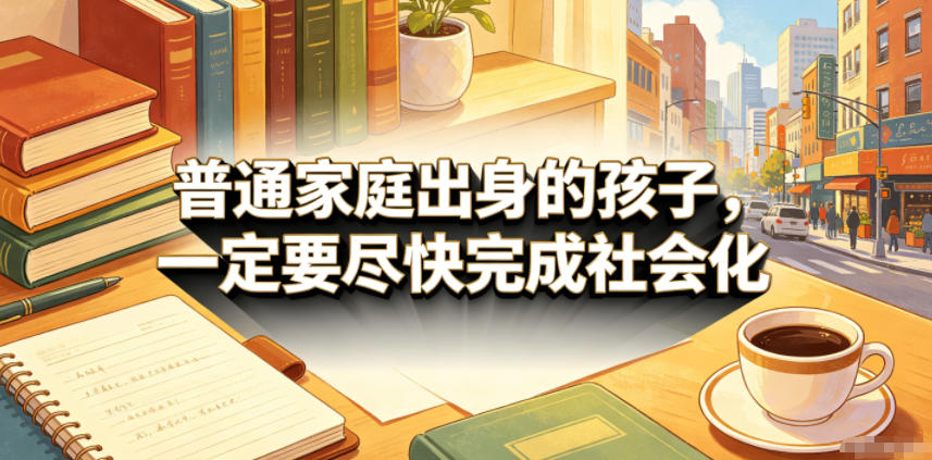 付费文章:普通家庭出身的孩子,一定要尽快完成社会化网创吧-网创项目资源站-副业项目-创业项目-搞钱项目网创吧