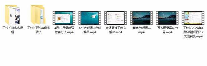 (10865期)拼多多·实战课:万人团玩法/截流自然流/最新强付费打法/最新原价卡大促..网创吧-网创项目资源站-副业项目-创业项目-搞钱项目网创吧