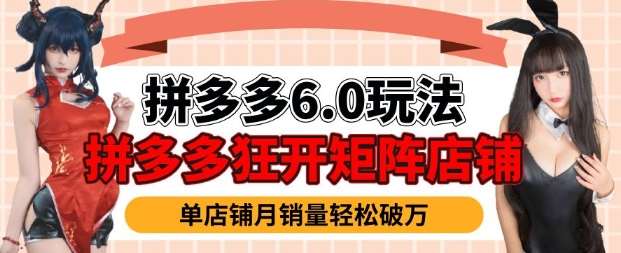 拼多多虚拟商品暴利6.0玩法,轻松实现月入过W网创吧-网创项目资源站-副业项目-创业项目-搞钱项目网创吧