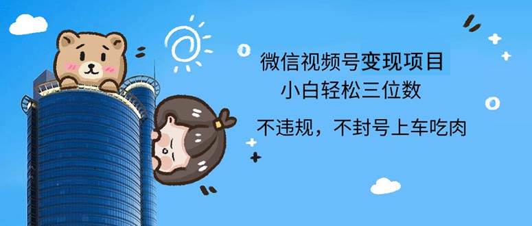 (12660期)2024最新微信视频号,0撸项目,自己玩,小白轻松日入三位数网创吧-网创项目资源站-副业项目-创业项目-搞钱项目网创吧
