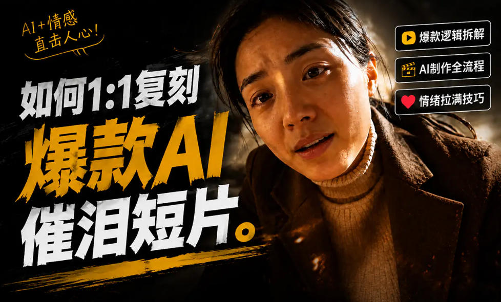 豆包+Gemini生成真人AI短剧-拆解复刻百万爆款第一人称短片,一站式讲透爆款复刻全流程网创吧-网创项目资源站-副业项目-创业项目-搞钱项目网创吧