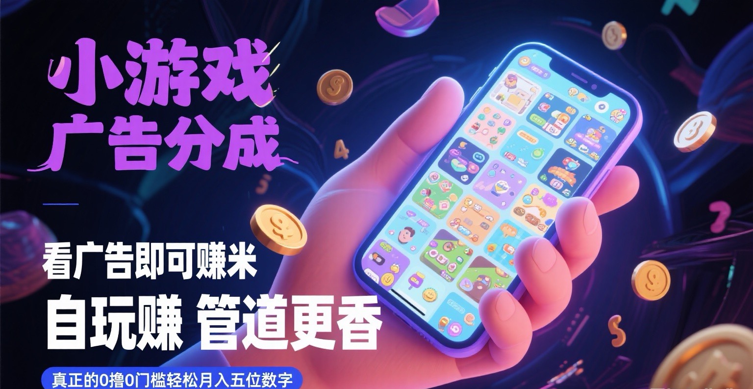 看广告即可赚米 自玩赚 管道更香 真正的零撸零门槛网创吧-网创项目资源站-副业项目-创业项目-搞钱项目网创吧