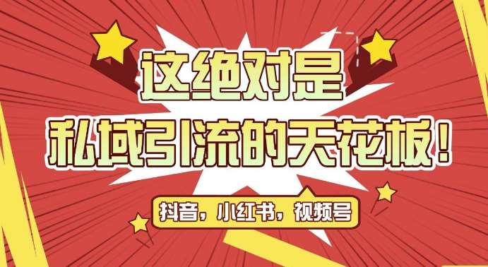 最新首发全平台引流玩法,公域引流私域玩法,轻松获客500+,附引流脚本,克隆截流自热玩法【揭秘】网创吧-网创项目资源站-副业项目-创业项目-搞钱项目网创吧