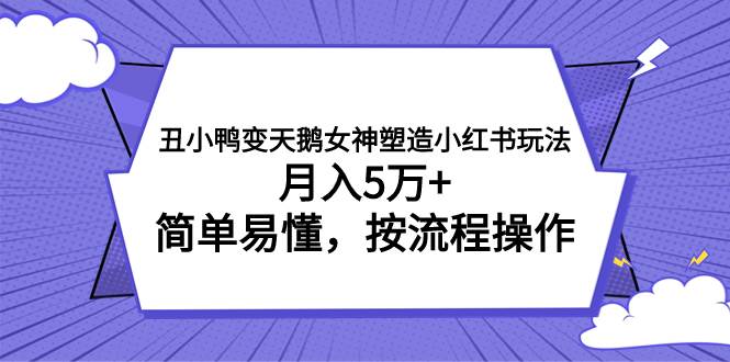 (7604期)丑小鸭变天鹅女神塑造小红书玩法,月入5万+,简单易懂,按流程操作网创吧-网创项目资源站-副业项目-创业项目-搞钱项目网创吧