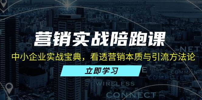(13146期)营销实战陪跑课:中小企业实战宝典,看透营销本质与引流方法论网创吧-网创项目资源站-副业项目-创业项目-搞钱项目网创吧