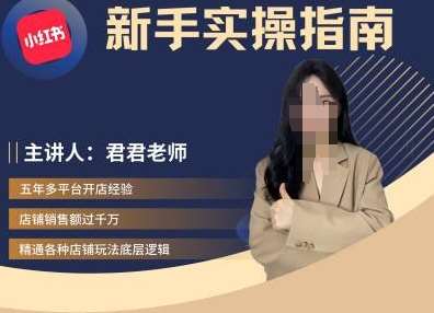 君君-小红书电商从入门到精通,新手实操指南网创吧-网创项目资源站-副业项目-创业项目-搞钱项目网创吧
