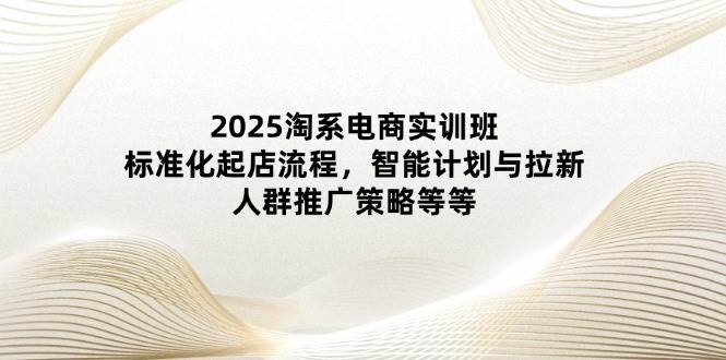 (14522期)2025淘系电商实训班:标准化起店流程,智能计划与拉新,人群推广策略等等网创吧-网创项目资源站-副业项目-创业项目-搞钱项目网创吧