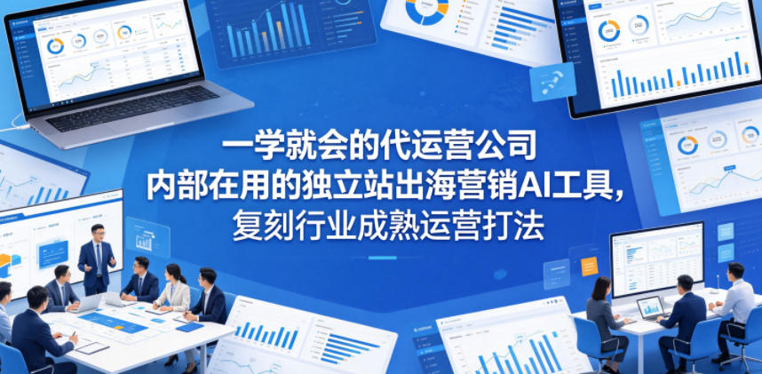 一学就会的代运营公司内部在用的独立站出海营销AI工具,复刻行业成熟运营打法网创吧-网创项目资源站-副业项目-创业项目-搞钱项目网创吧
