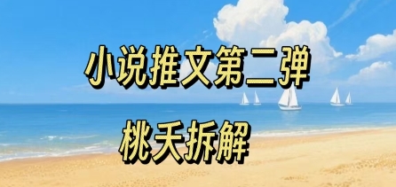 小说推文项目操作全流程第二弹,0粉就能做,门槛低非常适合新手网创吧-网创项目资源站-副业项目-创业项目-搞钱项目网创吧