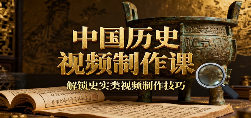 中国历史视频制作课:疆域地图集+参考文案+练习素材,解锁史实类视频制作技巧网创吧-网创项目资源站-副业项目-创业项目-搞钱项目网创吧