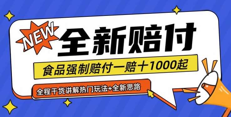 全新赔付思路糖果食品退一赔十一单1000起全程干货【仅揭秘】网创吧-网创项目资源站-副业项目-创业项目-搞钱项目网创吧