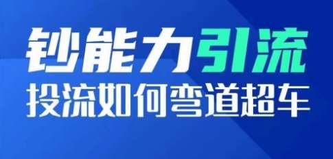 钞能力引流:投流如何弯道超车,投流系数及增长方法,创造爆款短视频网创吧-网创项目资源站-副业项目-创业项目-搞钱项目网创吧