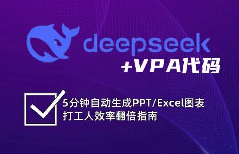 DeepSeek从入门到精通：解锁Excel和VBA高效办公新技能网创吧-网创项目资源站-副业项目-创业项目-搞钱项目网创吧