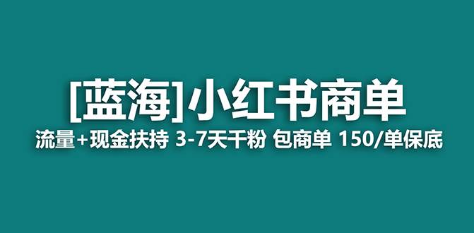 (7602期)【蓝海项目】小红书商单项目,7天就能接广告变现,稳定日入500+保姆级玩法网创吧-网创项目资源站-副业项目-创业项目-搞钱项目网创吧