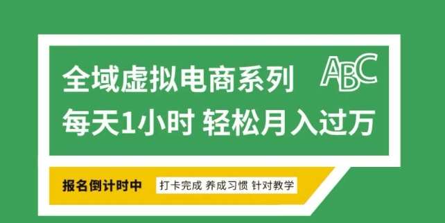 全域虚拟电商变现系列,通过平台出售虚拟电商产品从而获利网创吧-网创项目资源站-副业项目-创业项目-搞钱项目网创吧