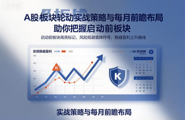 A股板块轮动实战策略与每月前瞻布局,助你把握启动前板块,规避风险,实现稳健盈利网创吧-网创项目资源站-副业项目-创业项目-搞钱项目网创吧