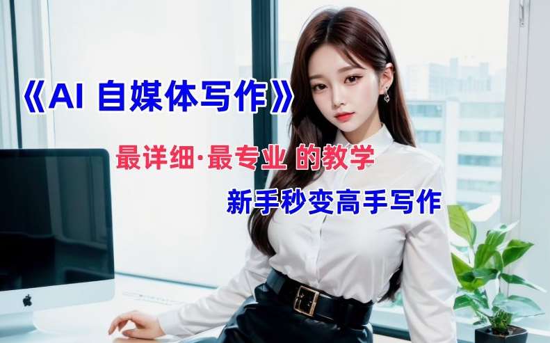 AI自媒体文章创作全网最详细教程,新手秒变写作高手,多方位发展网创吧-网创项目资源站-副业项目-创业项目-搞钱项目网创吧