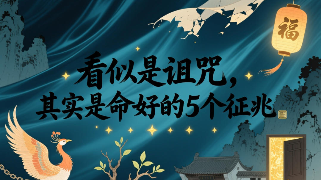 付费文章:看似是诅咒,其实是命好的5个征兆网创吧-网创项目资源站-副业项目-创业项目-搞钱项目网创吧