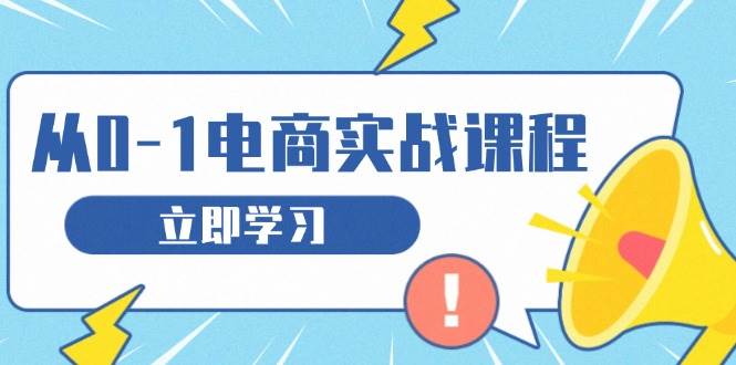 (13594期)从零做电商实战课程,教你如何获取访客、选品布局,搭建基础运营团队网创吧-网创项目资源站-副业项目-创业项目-搞钱项目网创吧