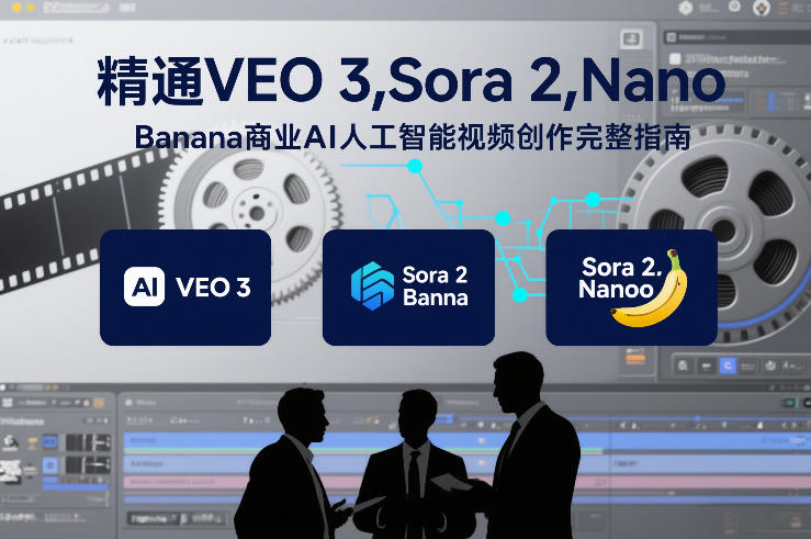 精通VEO 3,Sora 2,Nano Banana商业AI人工智能视频创作完整指南网创吧-网创项目资源站-副业项目-创业项目-搞钱项目网创吧