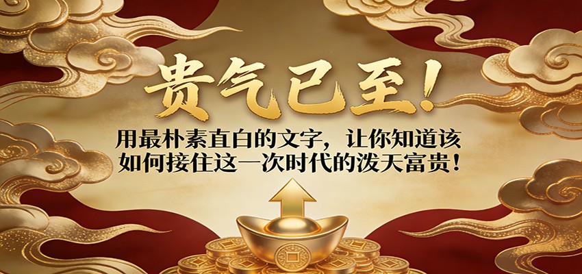 付费文章:贵气已至!用最朴素直白的文字,让你知道该如何接住这一次时代的泼天富贵!网创吧-网创项目资源站-副业项目-创业项目-搞钱项目网创吧