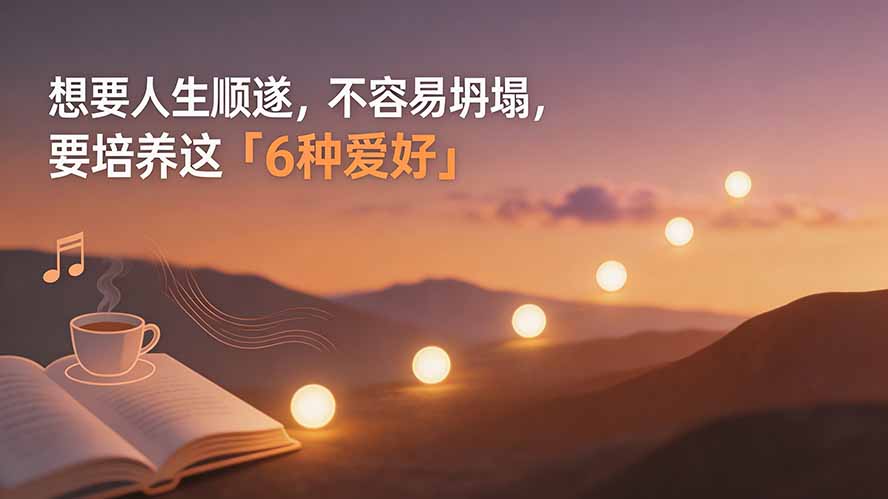 (19638期)付费文章:想要人生顺遂,不容易坍塌,要培养这6种爱好网创吧-网创项目资源站-副业项目-创业项目-搞钱项目网创吧