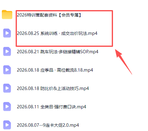 （20092期）拼多多实战特训营(更新26年0827)：不管是新手入门或老商家冲量，都有实操方法，跟着学，少走弯路网创吧-网创项目资源站-副业项目-创业项目-搞钱项目网创吧