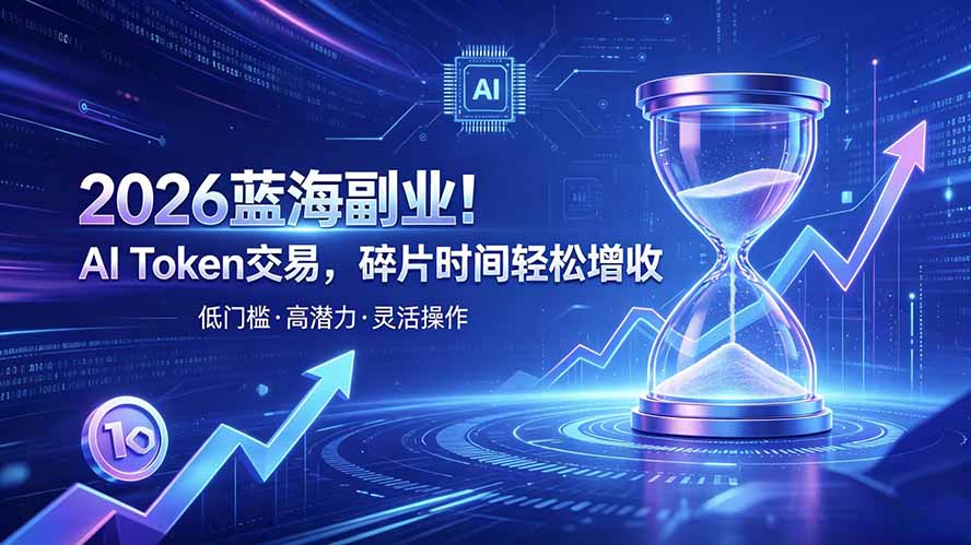 (19997期)AI Token算力赛道!普通人可入局的数字副业网创吧-网创项目资源站-副业项目-创业项目-搞钱项目网创吧