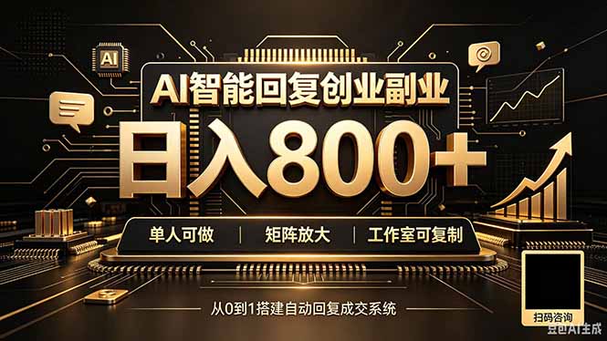 (20017期)全自动AI挂机创业|个人副业→工作室全链路扶持网创吧-网创项目资源站-副业项目-创业项目-搞钱项目网创吧