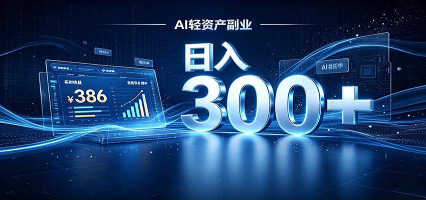 2026 AI轻资产风口，Token中转站小白可入局，日入300+网创吧-网创项目资源站-副业项目-创业项目-搞钱项目网创吧