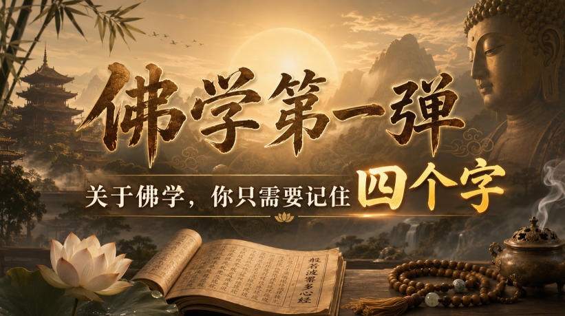 付费文章:佛学第一弹,关于佛学,你只需要记住四个字网创吧-网创项目资源站-副业项目-创业项目-搞钱项目网创吧