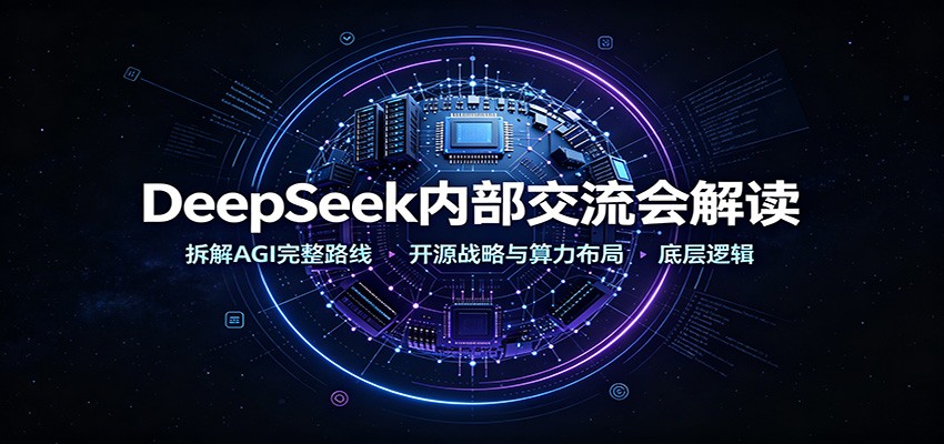 DeepSeek内部交流会解读：拆解AGI完整路线，开源战略与算力布局底层逻辑网创吧-网创项目资源站-副业项目-创业项目-搞钱项目网创吧