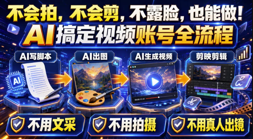 AI短视频起号实战项目，用AI做视频起号，45天涨粉12W，一条广告8.5k，广告接到手软，引流、变现两不误！网创吧-网创项目资源站-副业项目-创业项目-搞钱项目网创吧