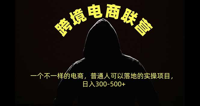 (20702期)跨境电商联营,一个不一样的电商,普通人可操作日入300-500+网创吧-网创项目资源站-副业项目-创业项目-搞钱项目网创吧