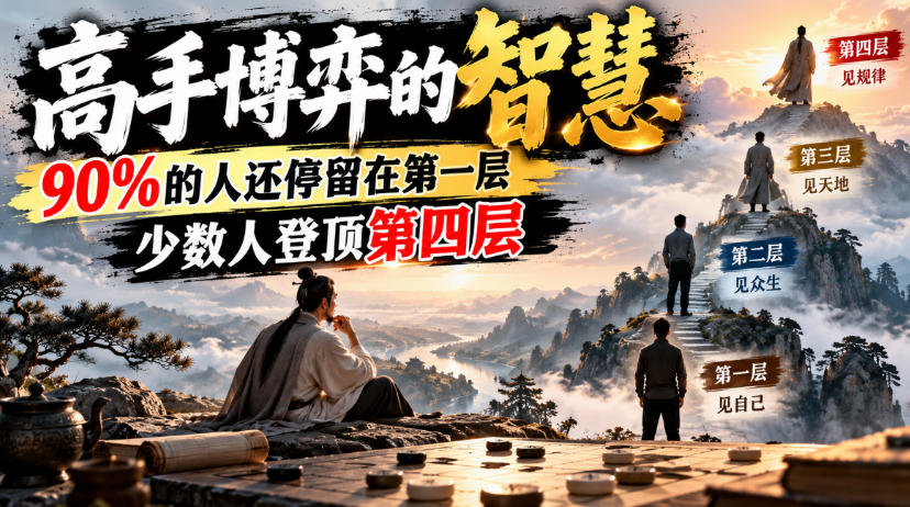 付费文章:高手博弈的智慧,90%的人还停留在第一层,少数人登顶第四层网创吧-网创项目资源站-副业项目-创业项目-搞钱项目网创吧