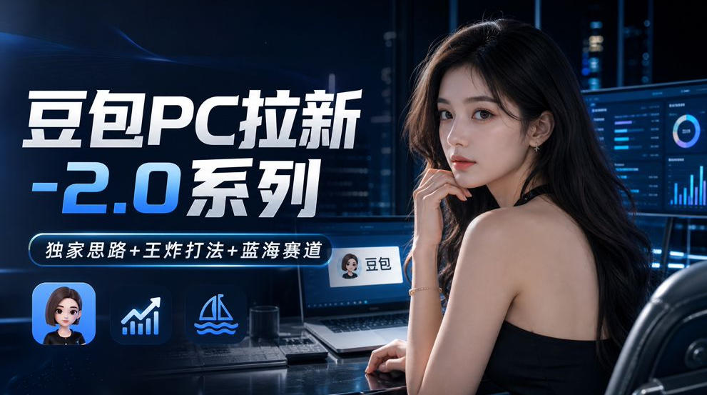 豆包PC拉新2.0系列-独家思路+王炸打法+蓝海赛道网创吧-网创项目资源站-副业项目-创业项目-搞钱项目网创吧