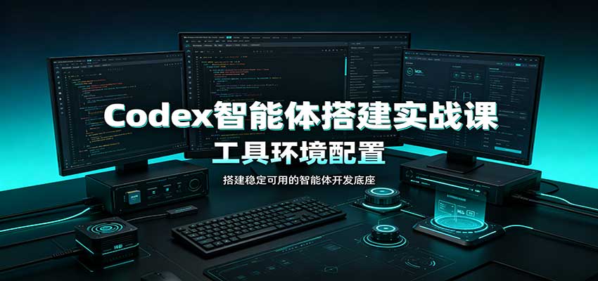 Codex智能体搭建实战课：工具环境配置，自定义技能开发，多业务自动化教学网创吧-网创项目资源站-副业项目-创业项目-搞钱项目网创吧
