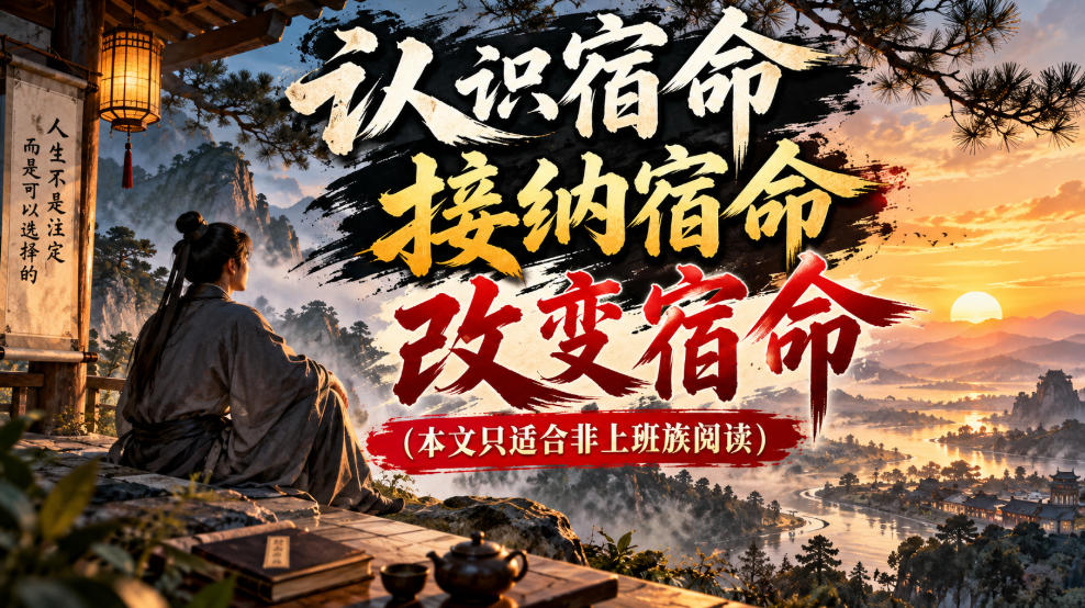 某公众号付费文章:认识宿命,接纳宿命,改变宿命(本文只适合非上班族阅读)网创吧-网创项目资源站-副业项目-创业项目-搞钱项目网创吧