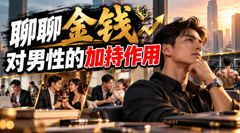 某公众号付费文章:聊聊金钱对男性的加持作用网创吧-网创项目资源站-副业项目-创业项目-搞钱项目网创吧