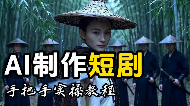【保姆级手把手教程】AI短剧制作完整流程教学，从小白零基础到成片大神网创吧-网创项目资源站-副业项目-创业项目-搞钱项目网创吧