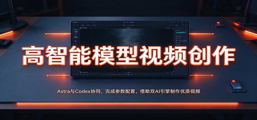 高智能模型视频创作:Astra与Codex协同,完成参数配置,借助双AI引擎制作优质视频网创吧-网创项目资源站-副业项目-创业项目-搞钱项目网创吧